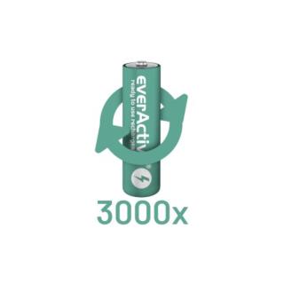 Akumulatorki AA / R6 everActive Ni-MH 1100 mAh ready to use - blister 4 sztuki