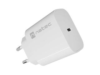 Ładowarka sieciowa Natec Ribera 1x USB-A 20W biała