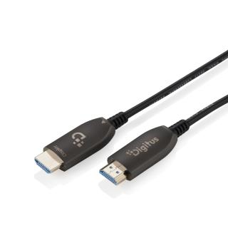 Kabel DIGITUS połączeniowy hybrydowy HDMI AOC HDMI-A męski-męski HDMI 2.1 UHD-2 8K@60Hz 48Gbps HDR, eARC, HDCP 2.2, CEC 60m