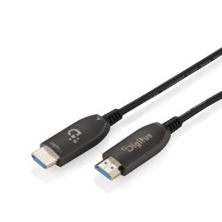 Kabel DIGITUS połączeniowy hybrydowy HDMI AOC HDMI-A męski-męski HDMI 2.1 UHD-2 8K@60Hz 48Gbps HDR, eARC, HDCP 2.2, CEC 70m