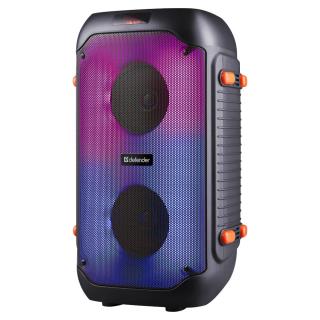 Głośnik Defender BOOMER 25 Bluetooth 25W MP3/FM/SD/USB/AUX/TWS/LCD/RGB/MIC equalizer pilot mikrofon KARAOKE czarny