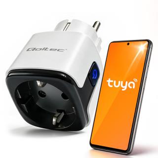 Gniazdo Qoltec Wi-Fi 16A | Taimer | Watomierz