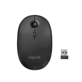 Mysz bezprzewodowa LogiLink ID0204 dwa tryby 2,4 GHz i BT 4.0, czarna