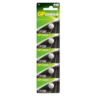 Baterie litowe mini GP CR1220 - blister 5 szt.