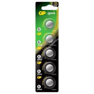 Baterie litowe mini GP CR1616 - blister 5 szt.