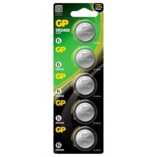 Baterie litowe mini GP CR2450 - blister 5 szt.
