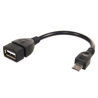 Kabel adapter Maclean MCTV-696 USB 2.0  (F) -> MicroUSB typu B (M) 