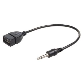 Kabel adapter Maclean MCTV-693 USB 2.0 (F) -> MiniJack 3,5mm
