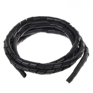Osłona maskująca na kable Maclean MCTV-686 B (14.6*16mm) 3m czarna spirala