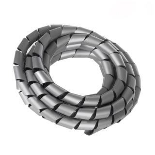 Osłona maskująca na kable Maclean MCTV-687S (20.4*22mm) 3m srebna spirala