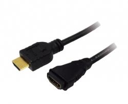 Przedłużacz HDMI LogiLink CH0056 HDMI A (F) > HDMI A (M), 2m 