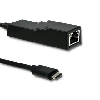 Kabel adapter Qoltec USB 3.1 typ C M / RJ-45 F | 0,2m