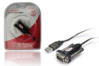 Adapter Unitek Y-105A  USB - 1x RS-232 + Adapter DB9F/DB25M