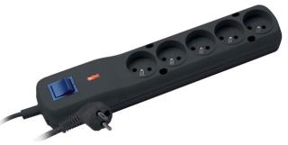 Listwa zasilająca Lestar LV-530W 5W 1,5m czarna 