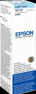 Atrament light cyan w butelce 70 ml (T6735) do Epson L800/L850/L800/L850