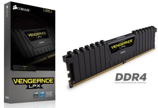 Pamięć DDR4 Corsair Vengeance LPX 8GB (1x8GB) 2400MHz XMP 2.0 CL14 1,2V Black