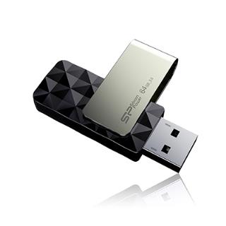 Pendrive Silicon Power 64GB USB 3.0 Blaze B30 Black