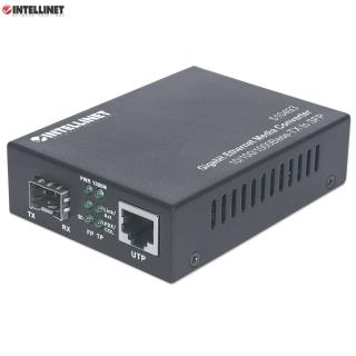 Media konwerter Intellinet 10/100/1000Base-TX RJ45/SLOT SFP Mini GBIC