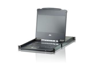 Konsola LCD 17,3" FullHD KVM USB DVI ATEN CL6708MW (CL6708MW-ATA-AG)  8-port.