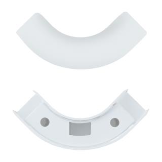 Zaślepka na kabel Qoltec | kolanko 55x11mm