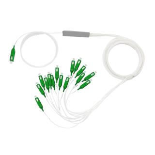 Splitter światłowodowy Qoltec 1x16, G.657A SC/APC - SC/APC SingleMode