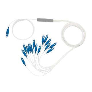 Splitter światłowodowy Qoltec 1x16, G.657A SC/PC - SC/PC SingleMode