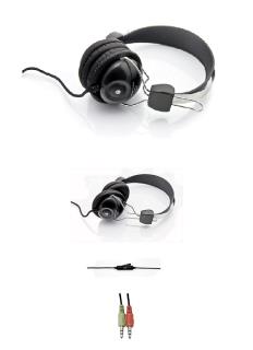 Słuchawki z mikrofonem Esperanza EH108 Vivace czarne