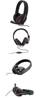 Słuchawki z mikrofonem Esperanza EH118 SONATA czarne