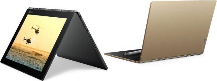 Tablet Lenovo Yoga Book YB1-X90L 10.1 cal  x5-Z8850 4GB 64GB LTE GPS Andr.6.0 Gold
