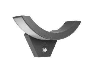 Lampa LED Maclean MCE290 GR z czujnikiem ruchu na podczerwień 800lm 10W IP54 szara 