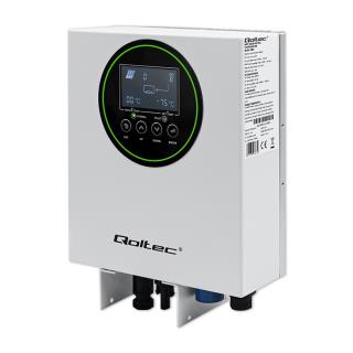 Inwerter solarny Qoltec Przetwornica do grzania wody ECO Solar Boost | MPPT | BYPASS | LCD | 3kW/4kW | Wi-Fi