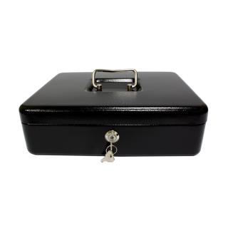 Kasetka na pieniądze duża czarna 300x240x90mm Verotech 21534AS_BLACK