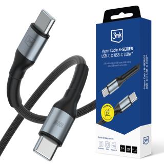 Kabel USB 3mk Hyper Cable N-SERIES USB-C to USB-C 100W 20V/5A 2m