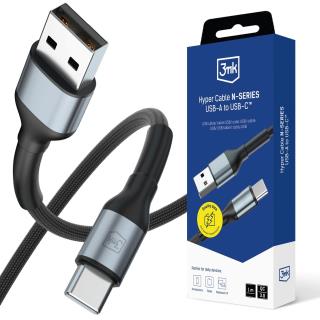 Kabel USB 3mk Hyper Cable N-SERIES USB-A to USB-C 18W QC 3.0 9V/2A 1m