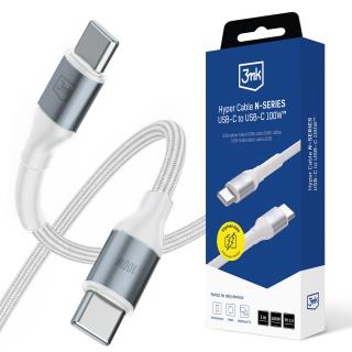 Kabel USB 3mk Hyper Cable N-SERIES USB-C to USB-C 100W 20V/5A 1m