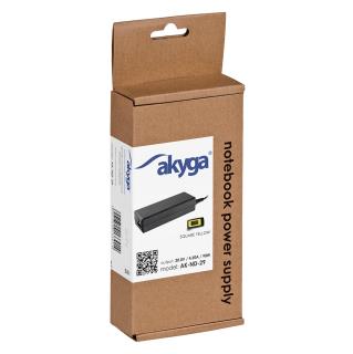 Zasilacz sieciowy Akyga AK-ND-29 do notebooka 20V/4,5A 90W Square yellow 