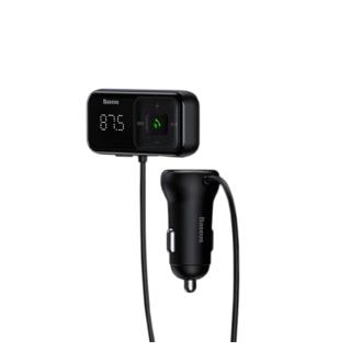Transmiter FM Bluetooth Baseus S-16 CCMT000201 z ładowarką USB 3.1A