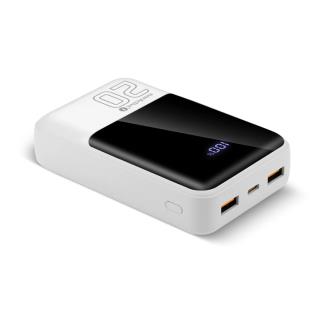 Powerbank everActive EB-20Q 20 000mAh 2x USB + 1x USB-C 22,5W QC4+ wyświetlacz LCD