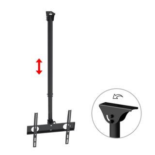 Uchwyt do telewizora sufitowy Maclean MC-631 32-65" 50kg czarny max VESA 400x400