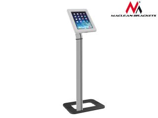 Uchwyt, stojak reklamowy Maclean MC-645 do tabletu podłogowy z blokadą uniwersalny 9.7”-10.1” 