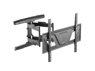 Uchwyt do telewizora Maclean MC-832 płaski 37-80" czarny max vesa 600x400 45kg, odległość od ściany 41-475mm 