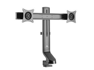 Uchwyt na dwa monitory Maclean MC-854 17"-27" 14kg VESA 75x75 100x100   