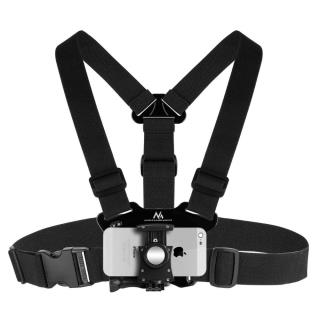 Szelki, uchwyt sportowy Maclean MC-773 do telefonu, aparatu, kamer GoPro i innych, uniwersalne