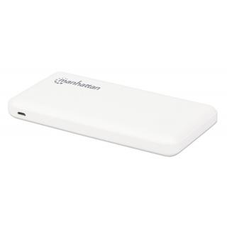 Powerbank Manhattan 10000mAh 2x USB-A 2.1A/1A Kabel USB 2w1