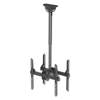 Uchwyt sufitowy Neomounts NM-C440DBLACK do podwójnych ekranów 32"–60" (tył do tyłu) max 45 kg max VESA 400x400 Czarny