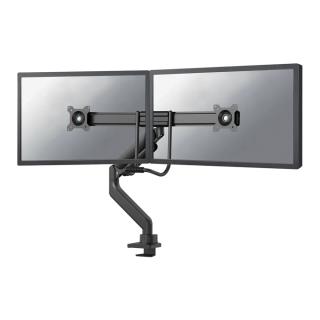 Uchwyt biurkowy na dwa monitory Neomounts DS75-450BL2 17"-32"