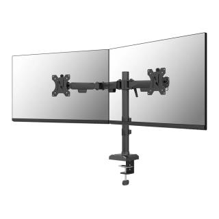 Uchwyt biurkowy na dwa monitory Neomounts DS60-600BL2 10"-32"