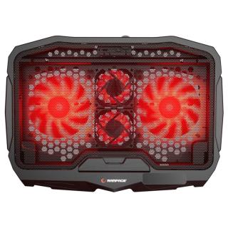 Podstawka chłodząca Rampage AD-RX34 pod laptop 12,1-17" regulowana czarna 