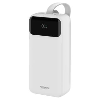 Powerbank Savio BA-11 30000mAh biały