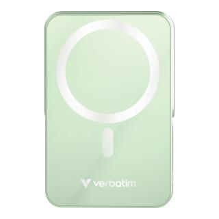 Powerbank Verbatim Charge 'n' Go Magnetic Wireless with Stand 10000mAh USB-C PD 3.0 Green